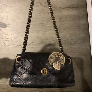 Moschino Chanel Style Leather Shoulder Bag Rare